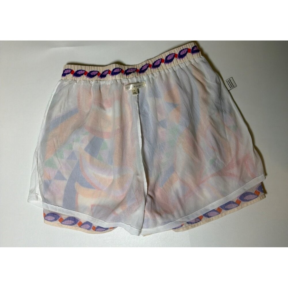 Her.. Bottari High Waisted Pleated Floral Shorts, Large - Picture 5 of 8